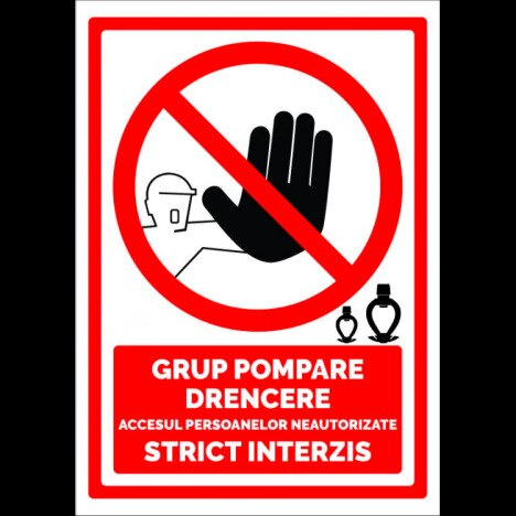 Indicator pentru grup pompare drencere