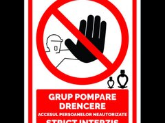 Indicator pentru grup pompare drencere