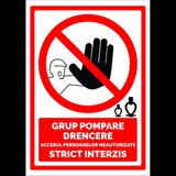 Indicator pentru grup pompare drencere